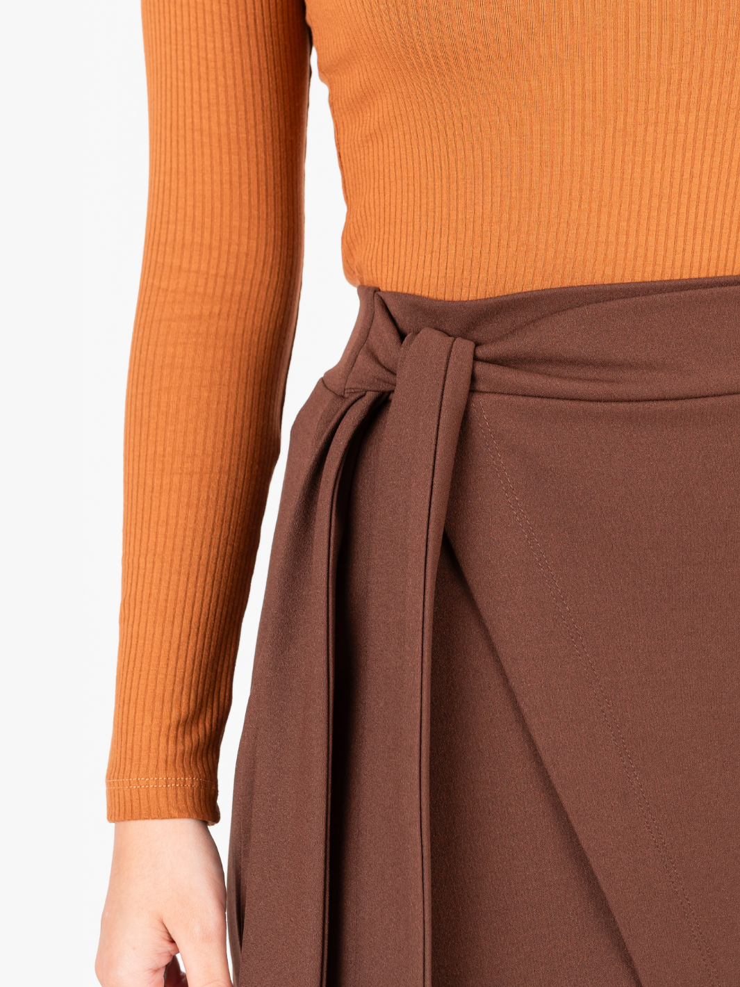 FALDA LUCIANA - MARRON