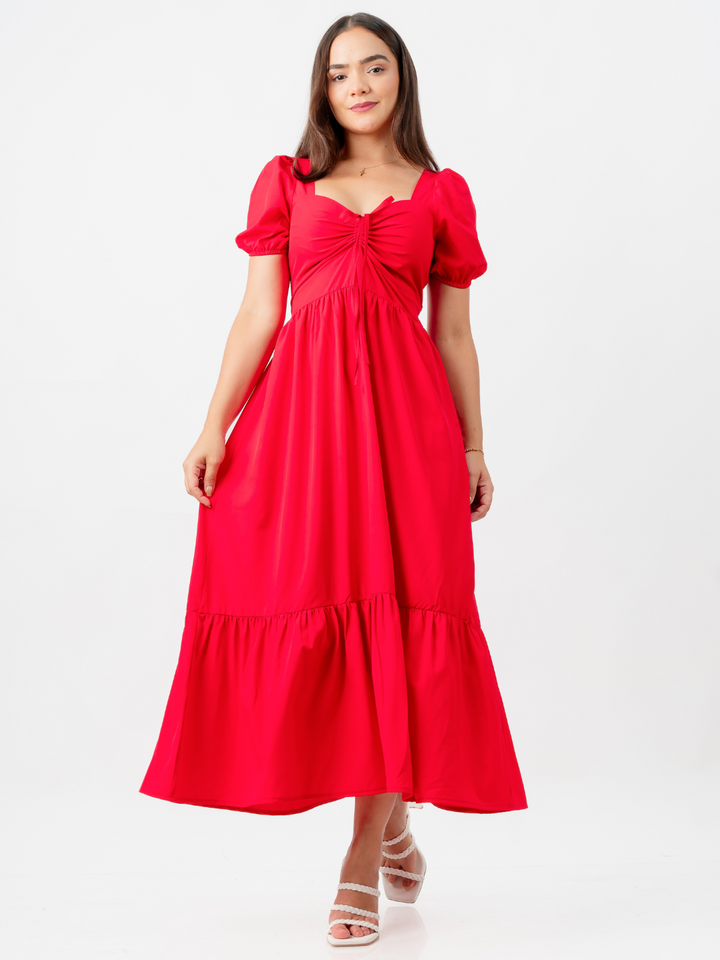 VESTIDO GINEBRA - ROJO