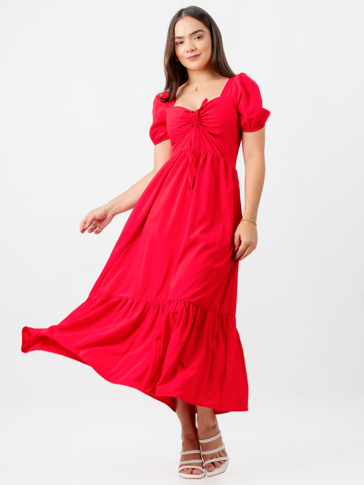 VESTIDO GINEBRA - ROJO