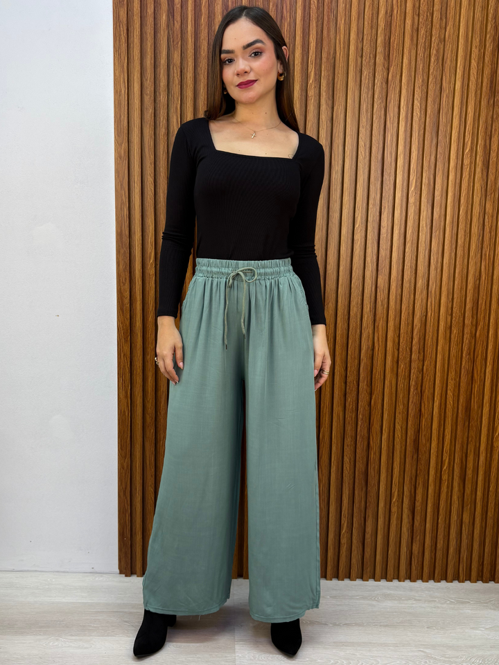 PANTALON PALAZZO ZENDAYA CEMENTO