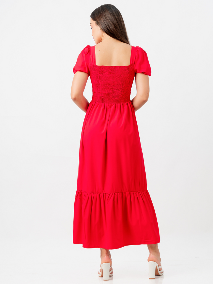VESTIDO GINEBRA - ROJO