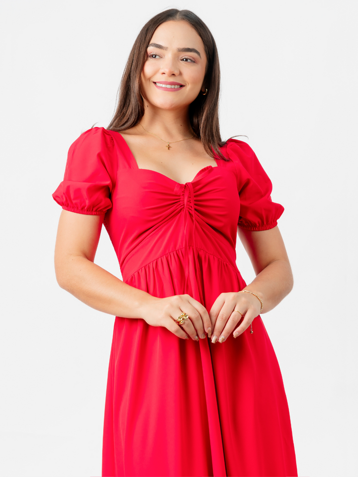 VESTIDO GINEBRA - ROJO
