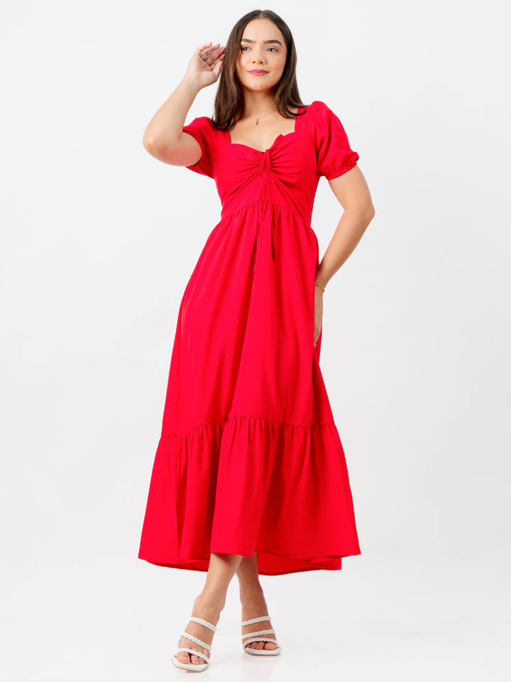 VESTIDO GINEBRA - ROJO