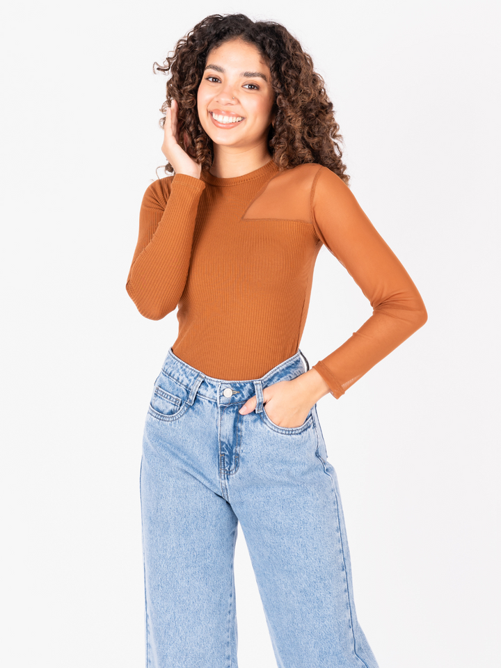 POLO MARGOT - CAMEL