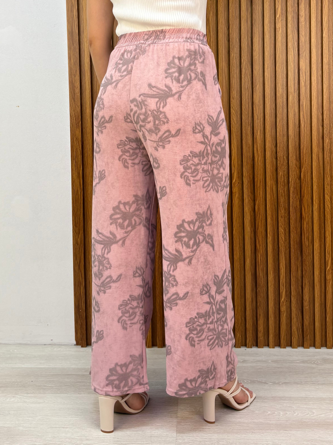 PANTALON CASUAL ELA PALO ROSA