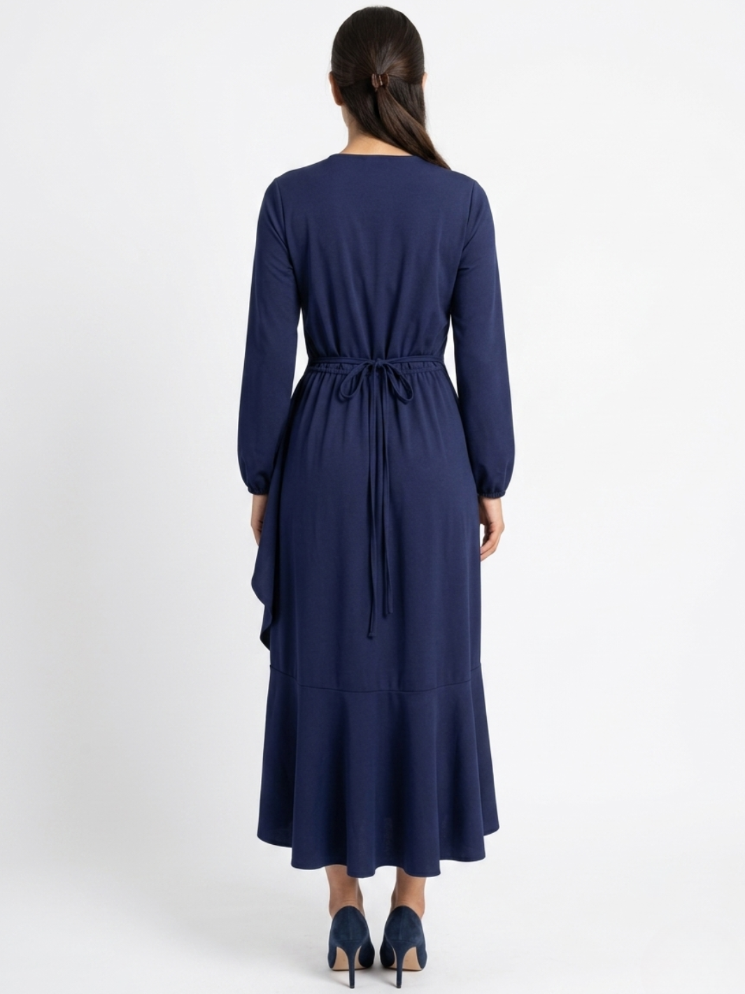 VESTIDO ENVOLVENTE ANNA AZUL