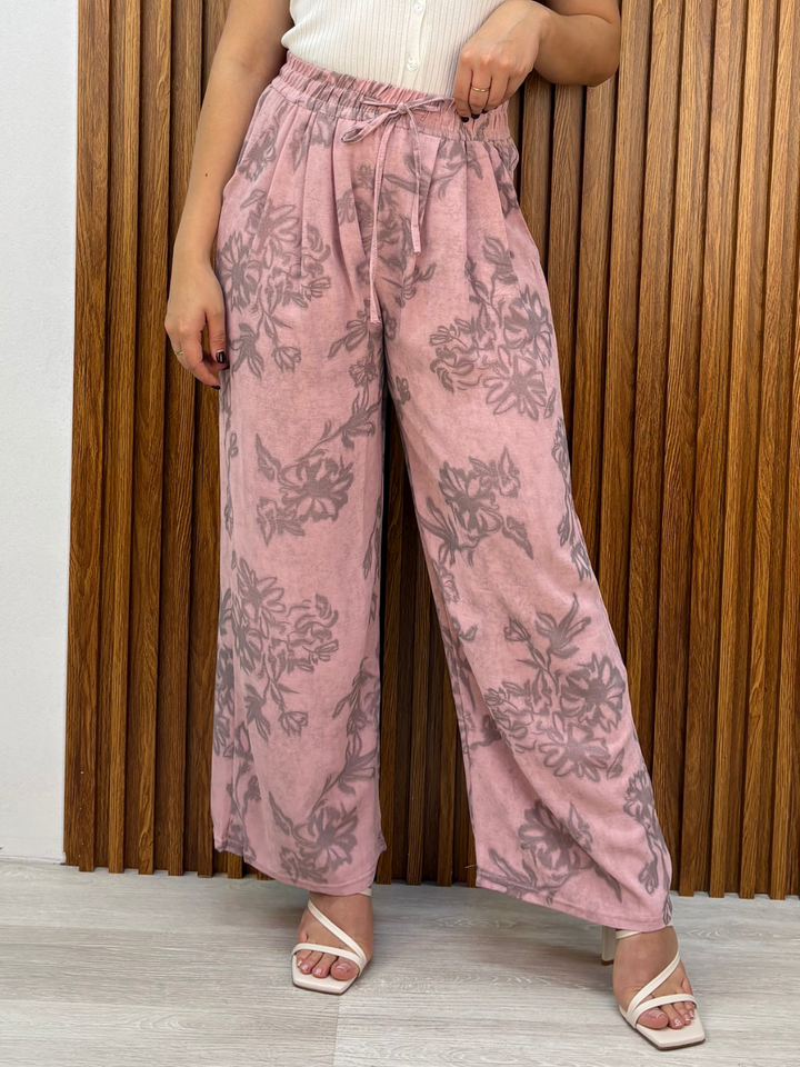 PANTALON CASUAL ELA PALO ROSA
