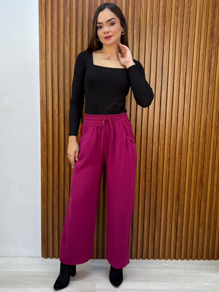 PANTALON CASUAL AMAPOLA MAGENTA