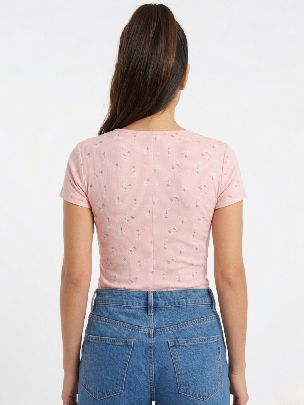 POLO CRUZADO MANGA CORTA VALESKA ROSA