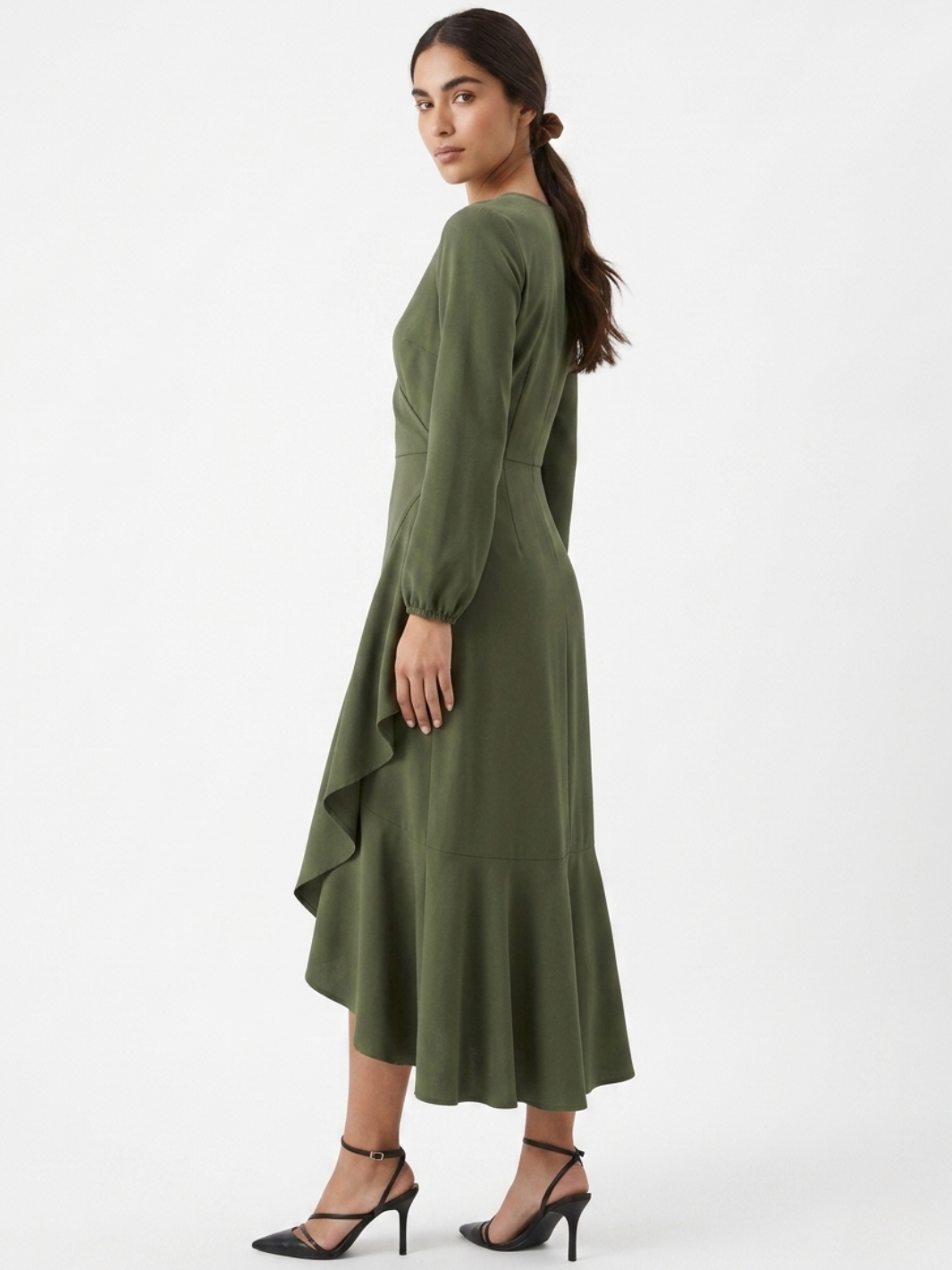 VESTIDO ENVOLVENTE ANNA VERDE