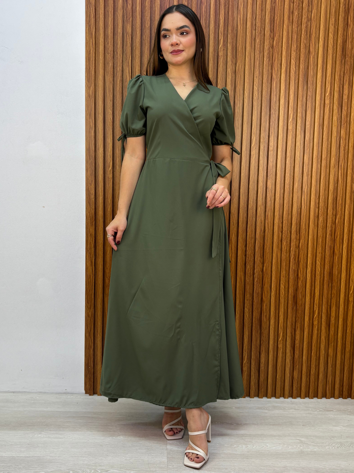 VESTIDO ENVOLVENTE BRISA VERDE