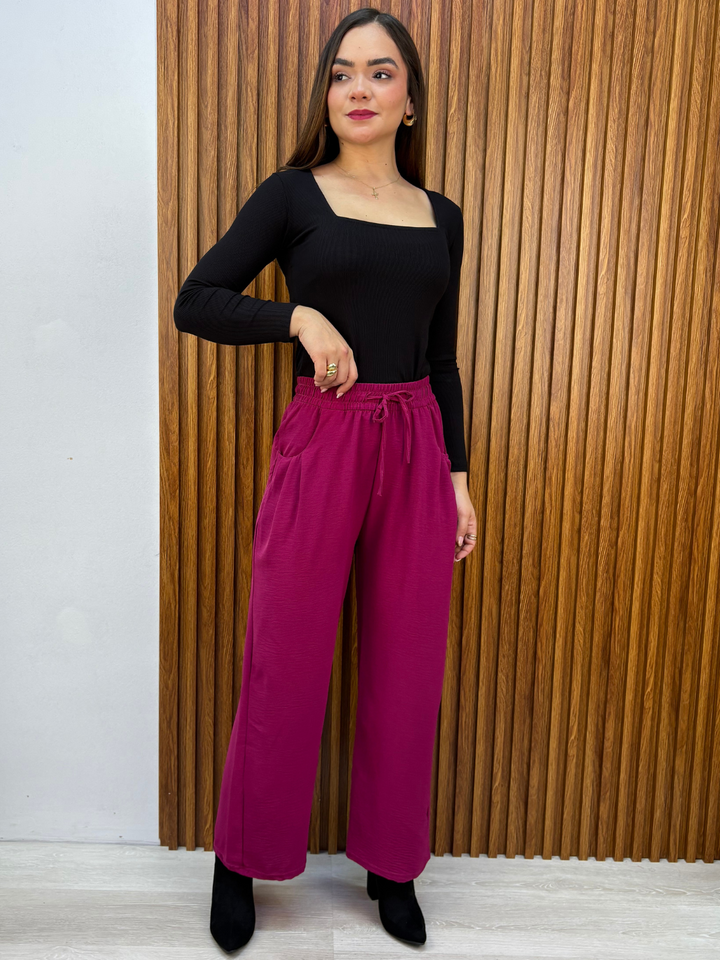 PANTALON CASUAL AMAPOLA MAGENTA