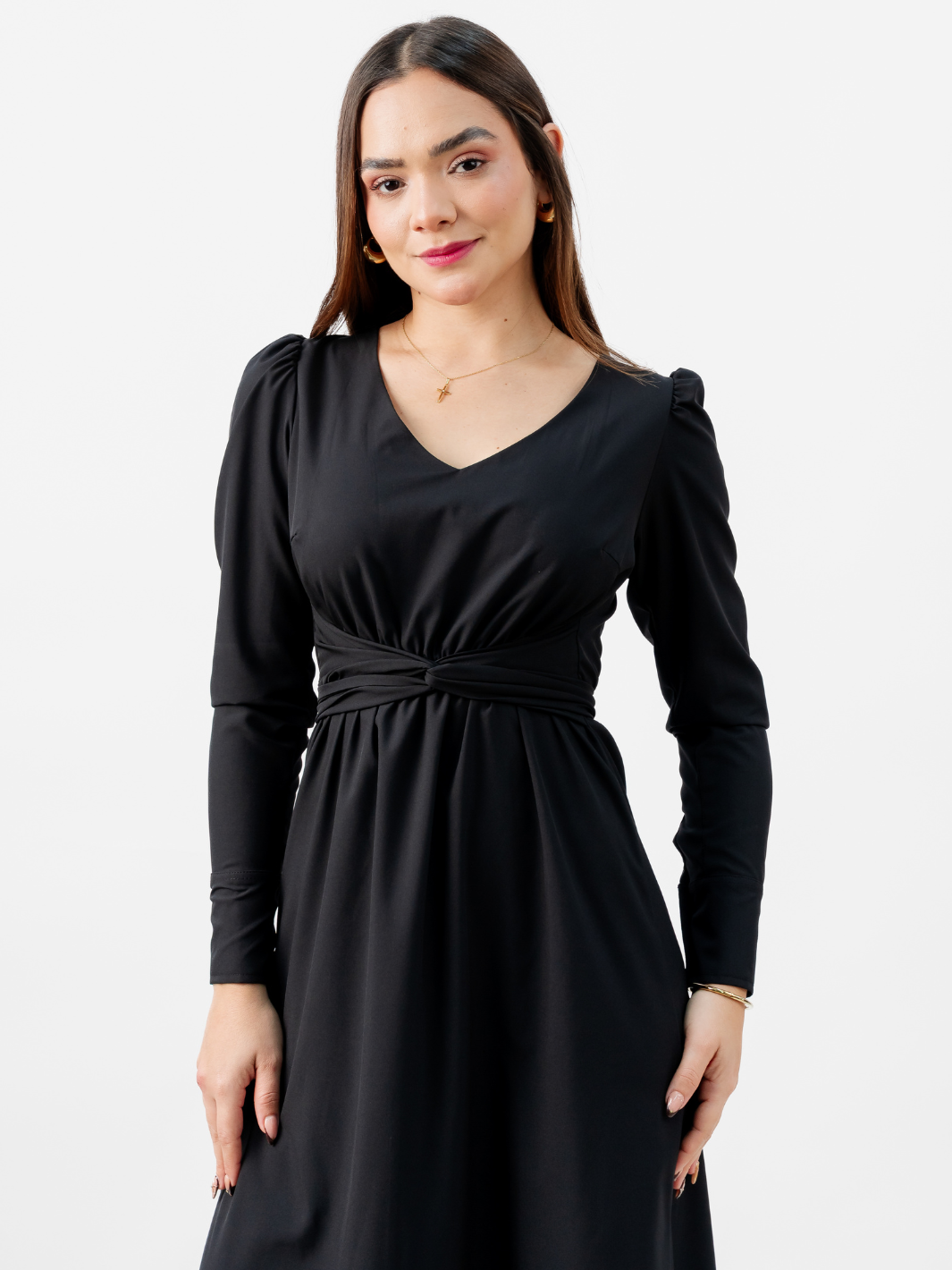 VESTIDO LARGO CAMILA NEGRO