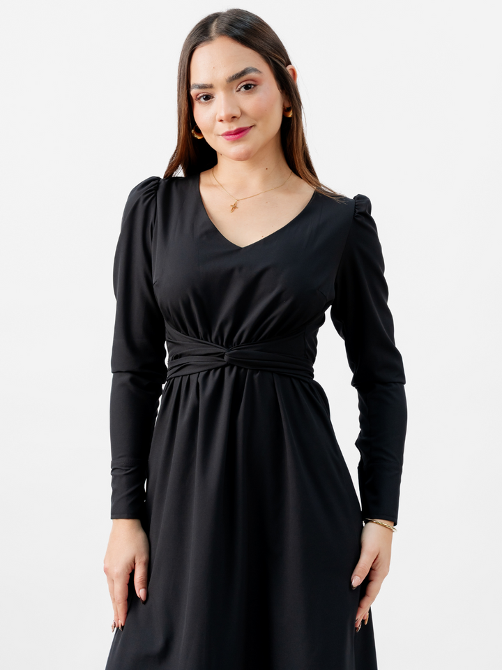 VESTIDO LARGO CAMILA NEGRO