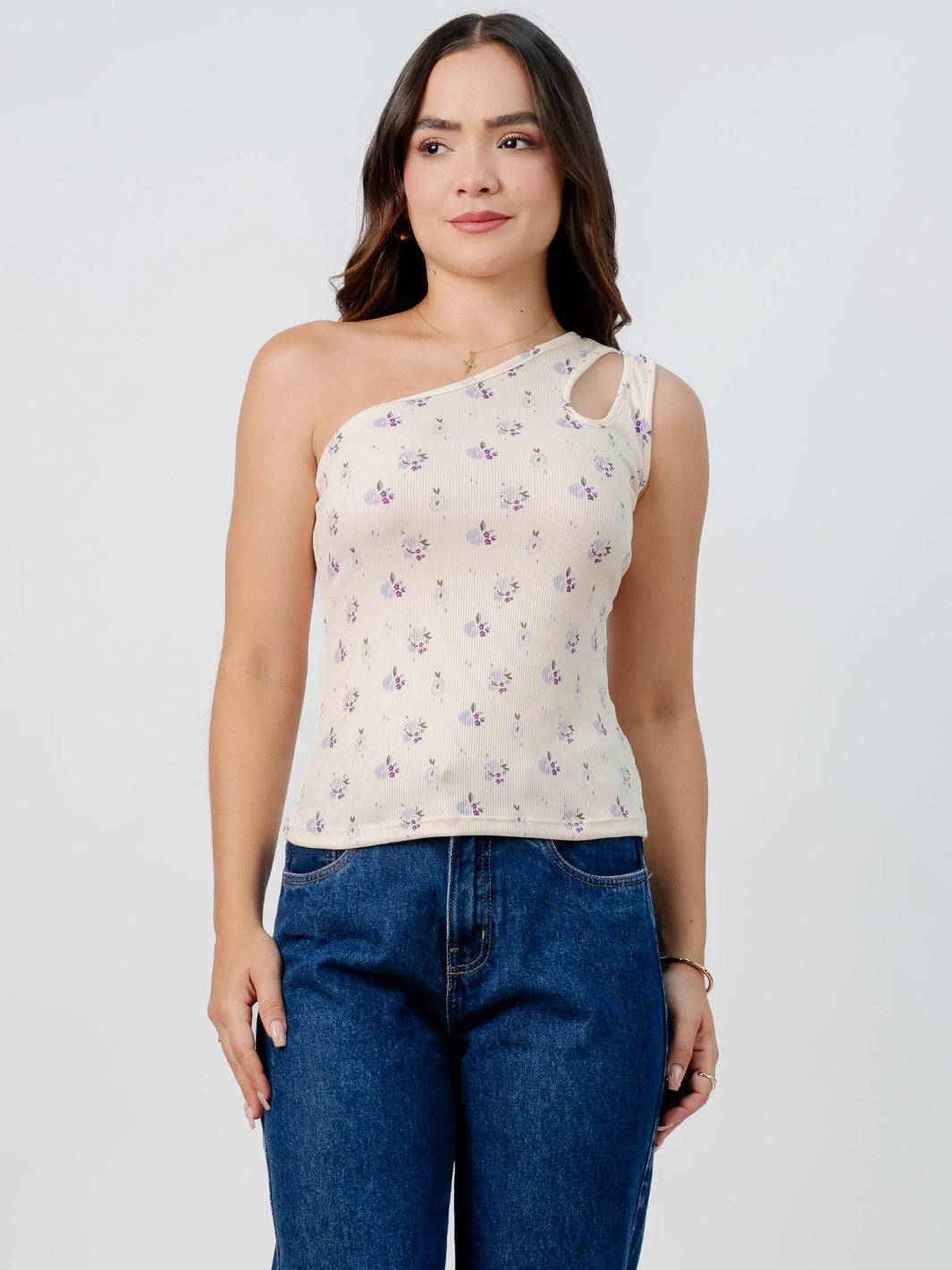 TOP ASIMETRICO MARIE CORAL