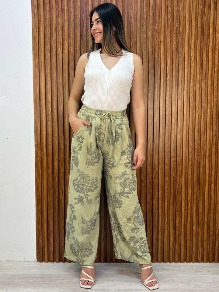 PANTALON CASUAL ELA VERDE