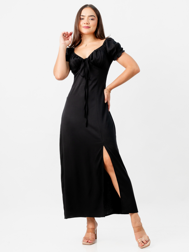 VESTIDO INES - NEGRO