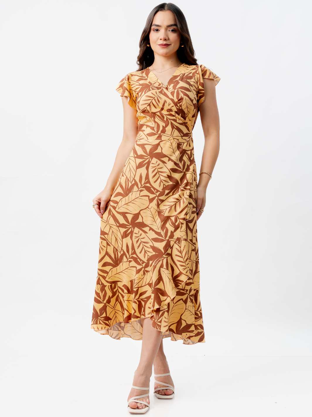 VESTIDO ENVOLVENTE MICAELA LUCUMA