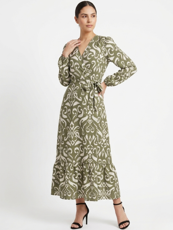 VESTIDO ENVOLVENTE SARA VERDE