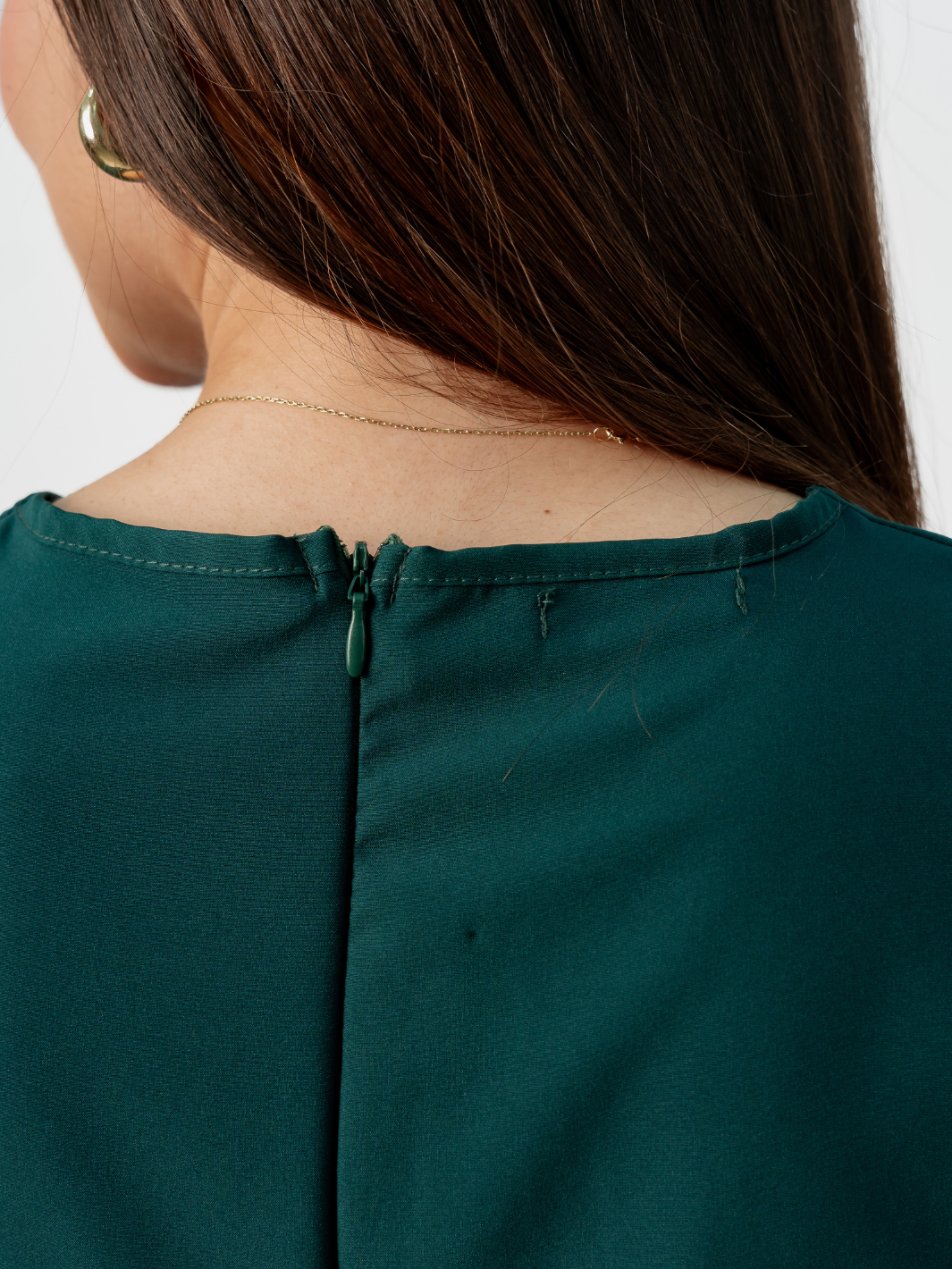 VESTIDO CASUAL LARGO EN CORTE A FERGIE VERDE