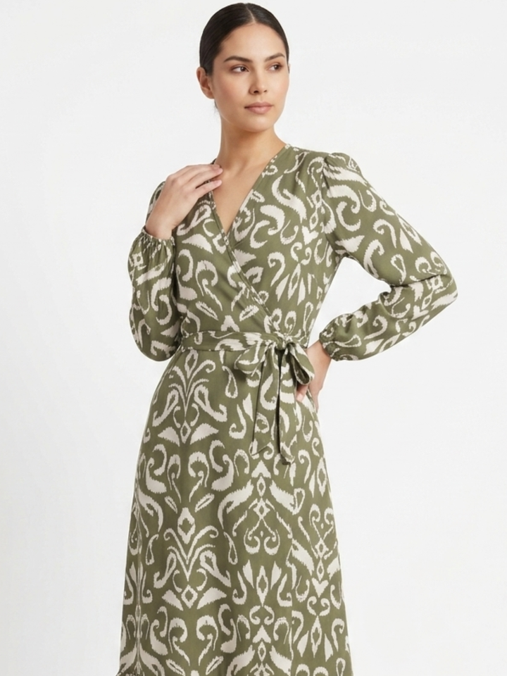 VESTIDO ENVOLVENTE SARA VERDE