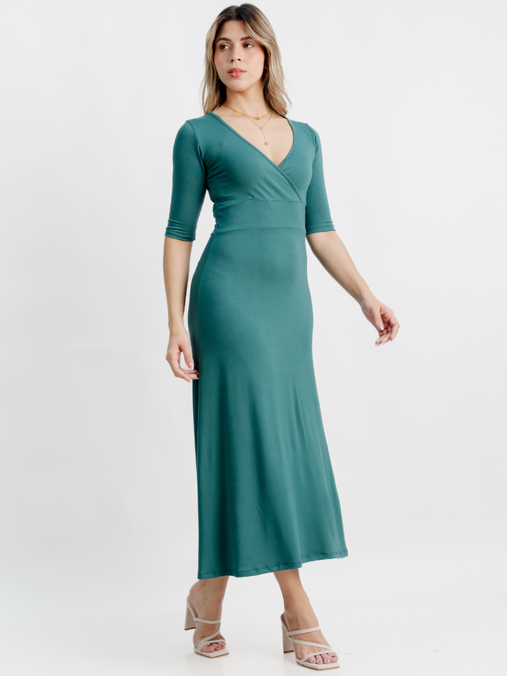 VESTIDO CON MANGA 3/4 LARA JADE