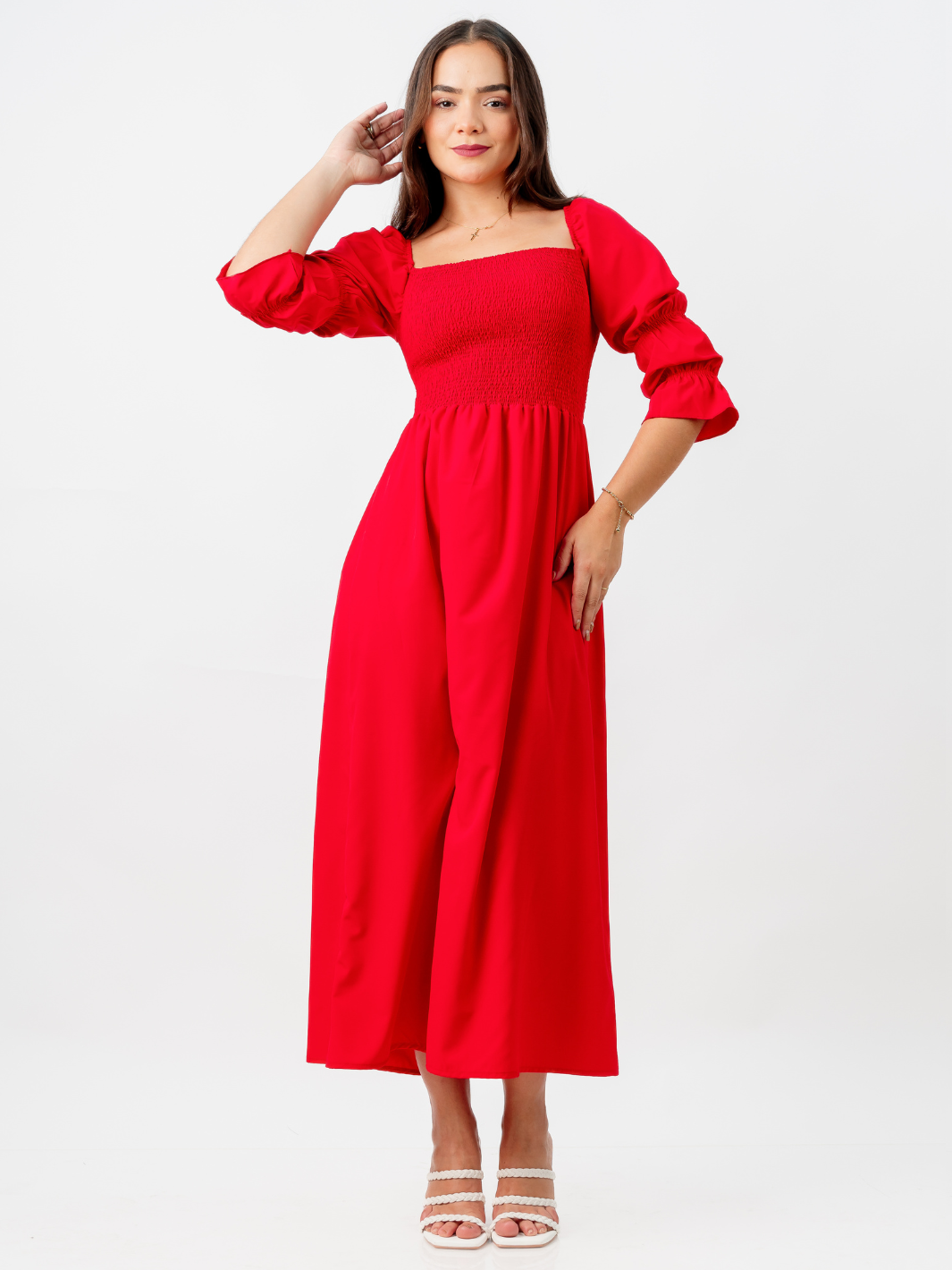 VESTIDO MEGAN - ROJO