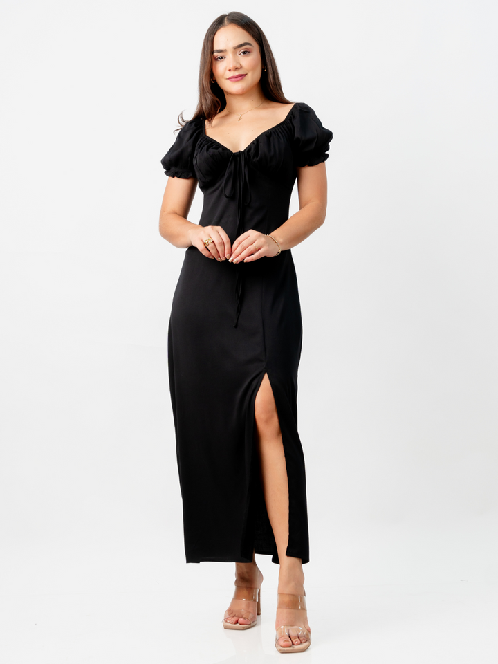 VESTIDO INES - NEGRO