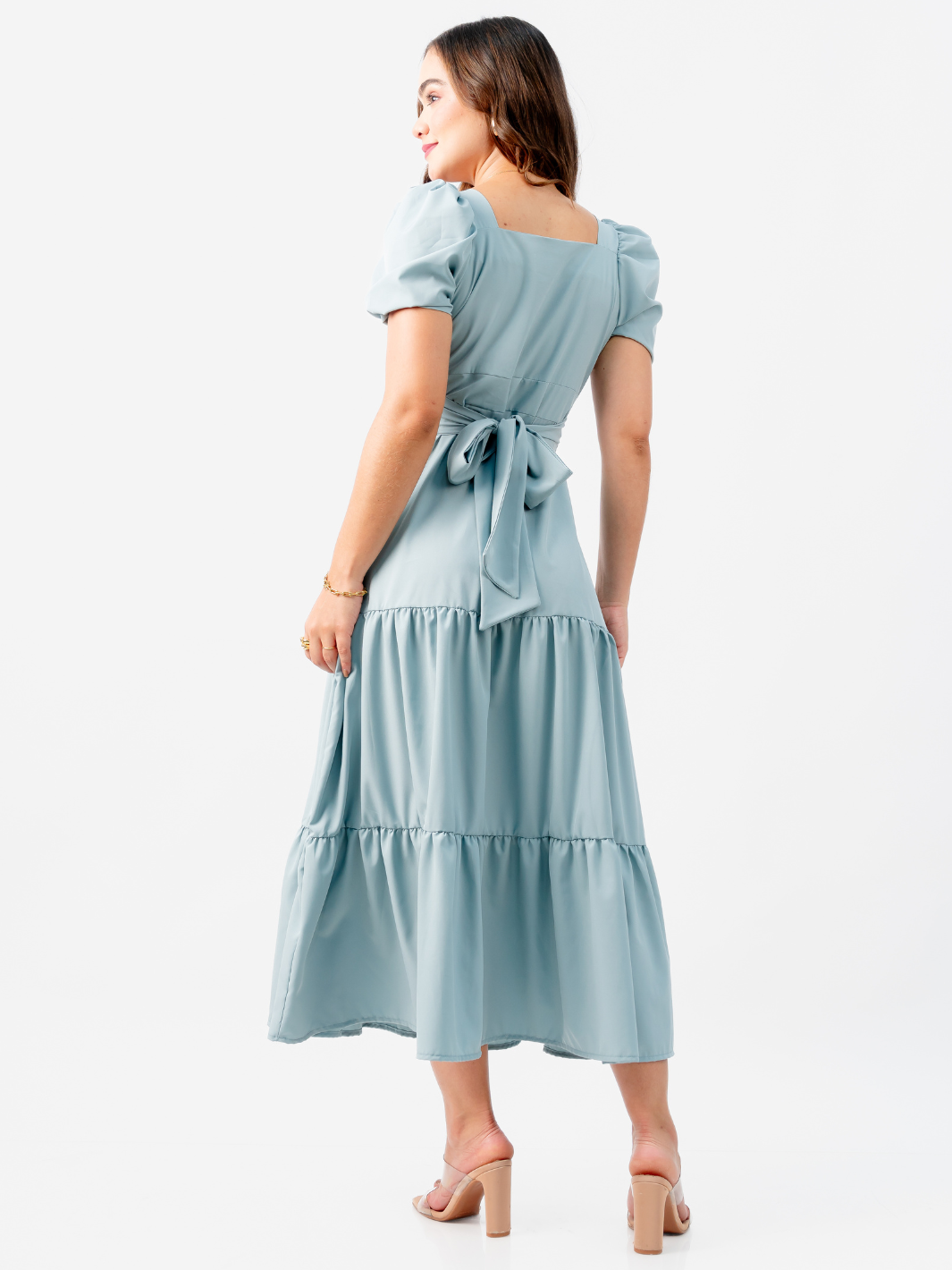 VESTIDO TILZA - CEMENTO