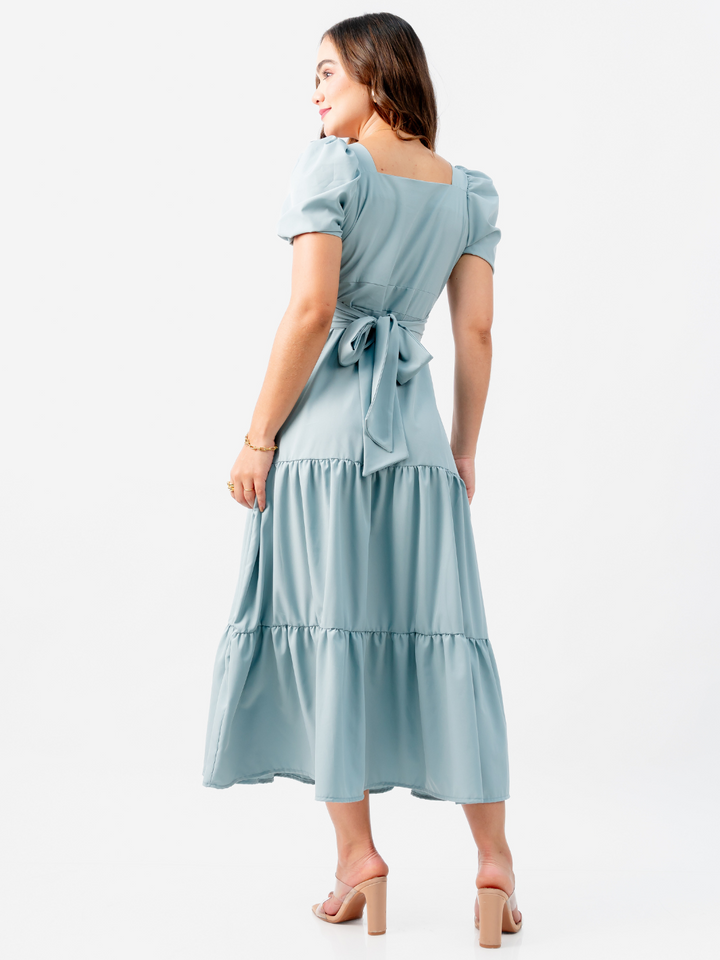 VESTIDO TILZA - CEMENTO