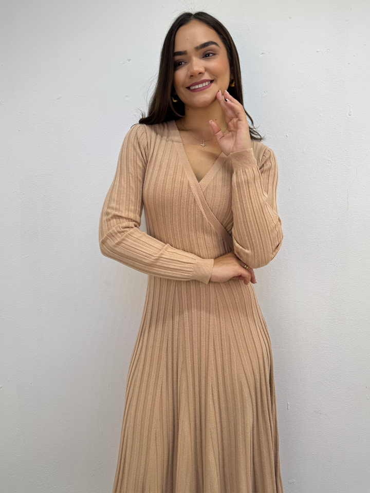 VESTIDO YESI - BEIGE