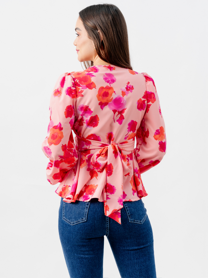 BLUSA MANGA LARGA SIENA ROSA