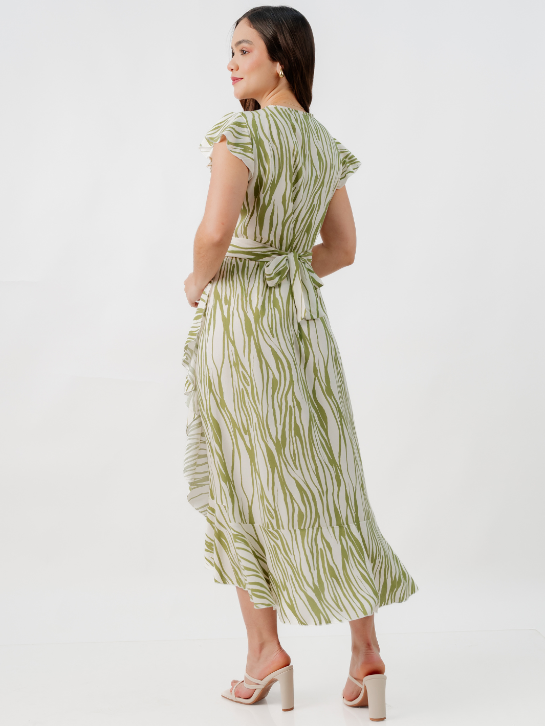 VESTIDO ENVOLVENTE MICAELA VERDE