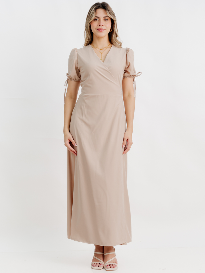VESTIDO ENVOLVENTE BRISA NUDE