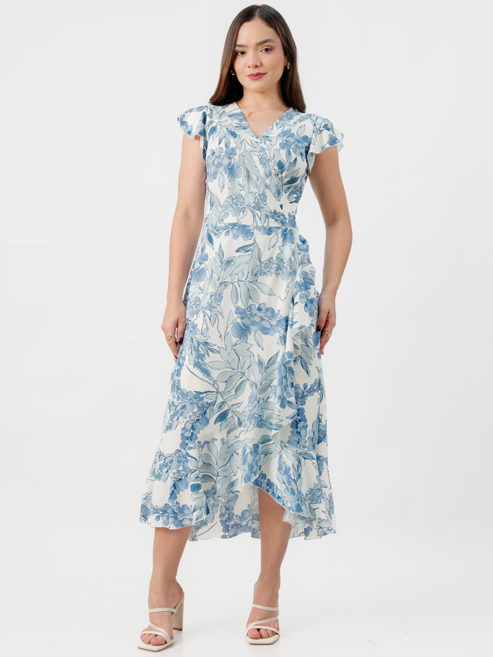 VESTIDO ENVOLVENTE MICAELA PERLA