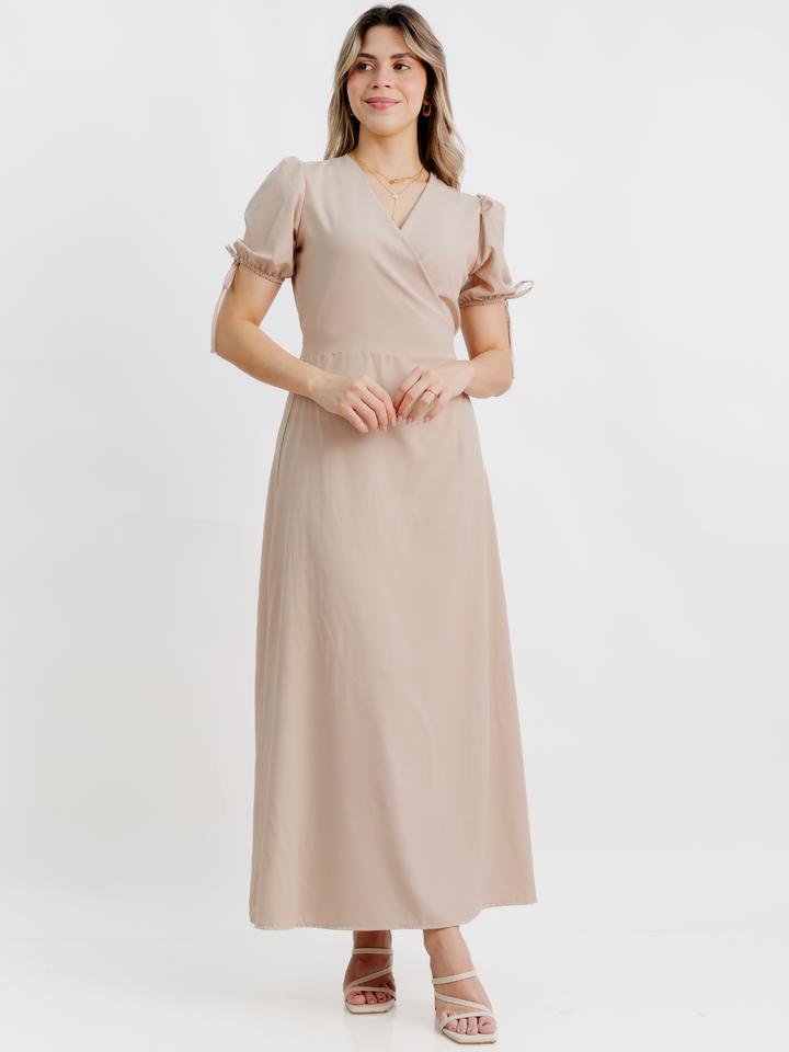 VESTIDO ENVOLVENTE BRISA NUDE