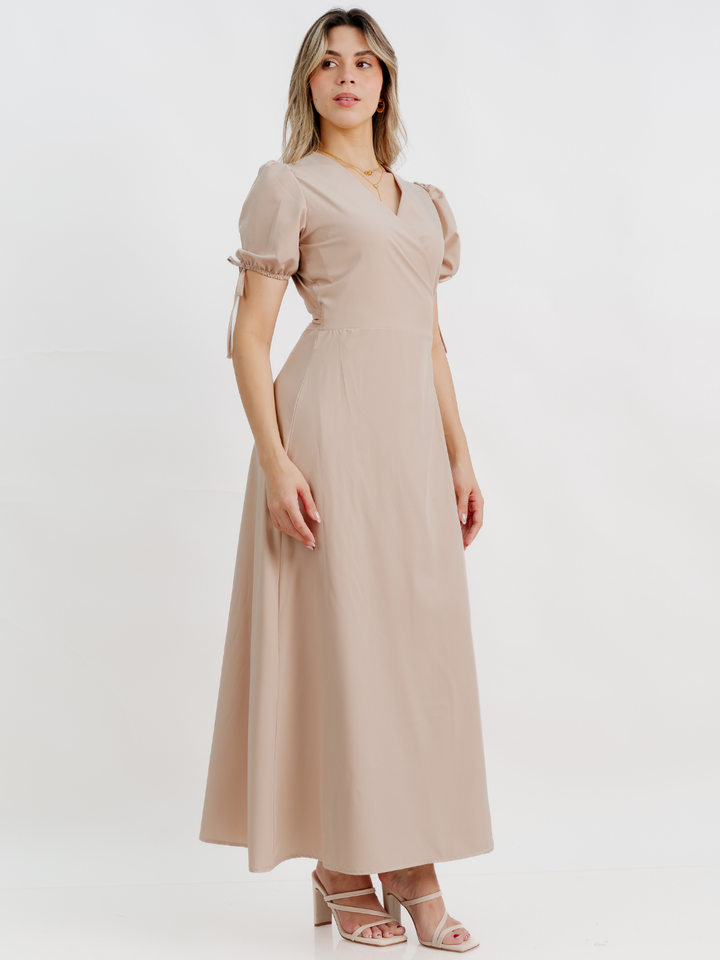 VESTIDO ENVOLVENTE BRISA NUDE