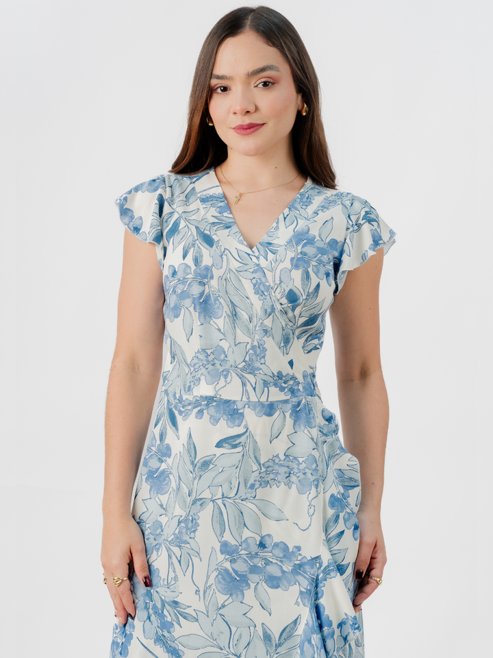 VESTIDO ENVOLVENTE MICAELA PERLA