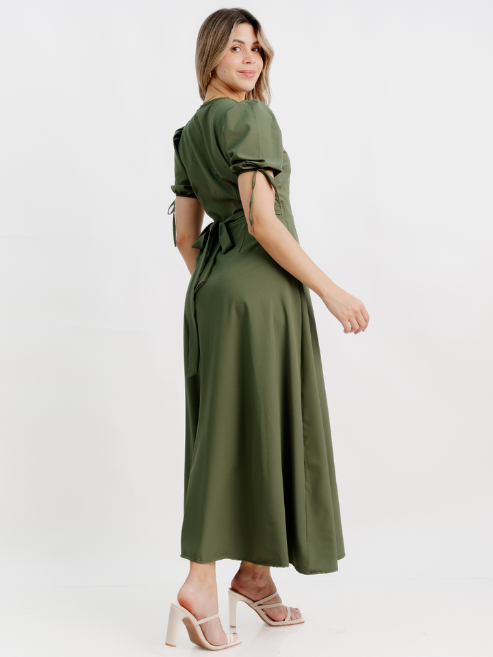 VESTIDO ENVOLVENTE BRISA VERDE