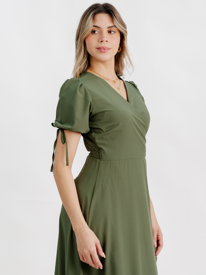 VESTIDO ENVOLVENTE BRISA VERDE