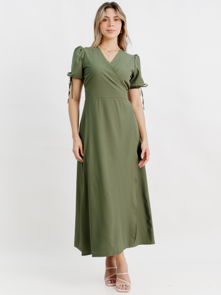 VESTIDO ENVOLVENTE BRISA VERDE