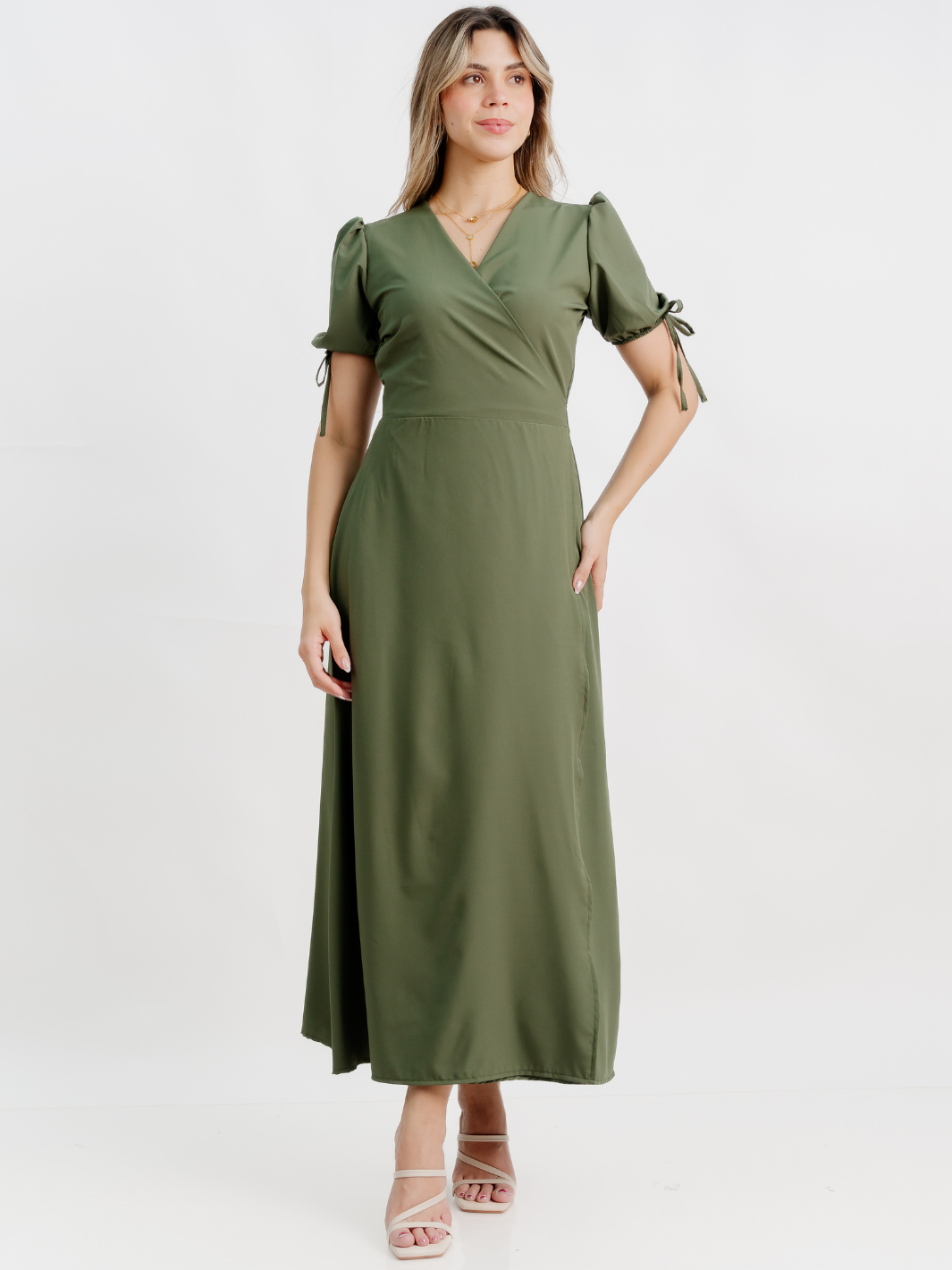 VESTIDO ENVOLVENTE BRISA VERDE