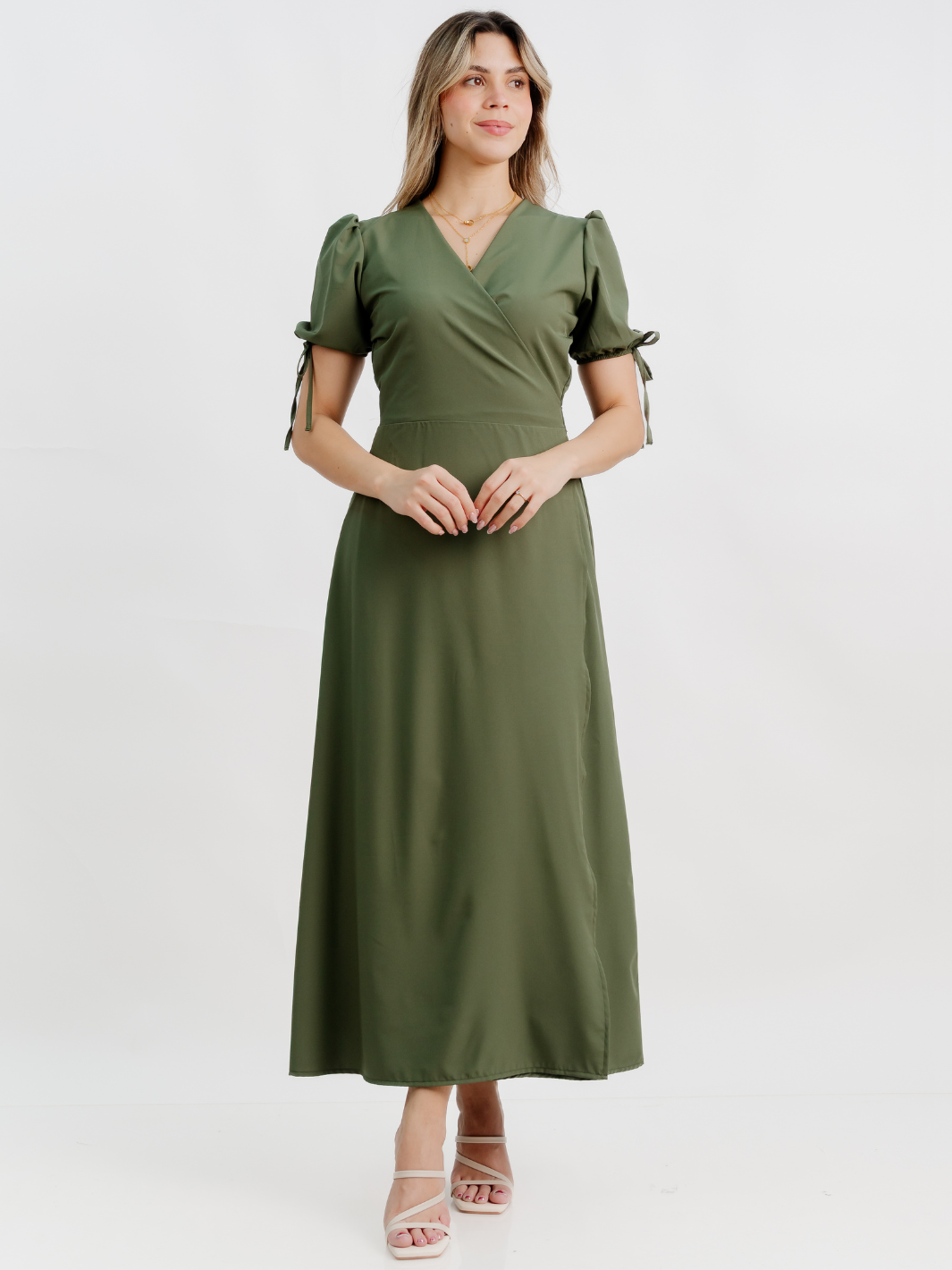 VESTIDO ENVOLVENTE BRISA VERDE