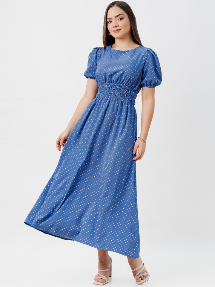 VESTIDO CASUAL LARGO THALIA ITALIANO