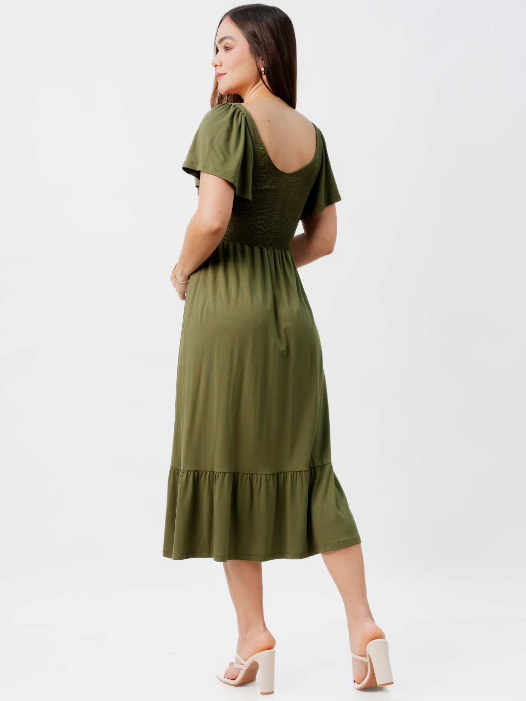 VESTIDO CASUAL DESIREE VERDE