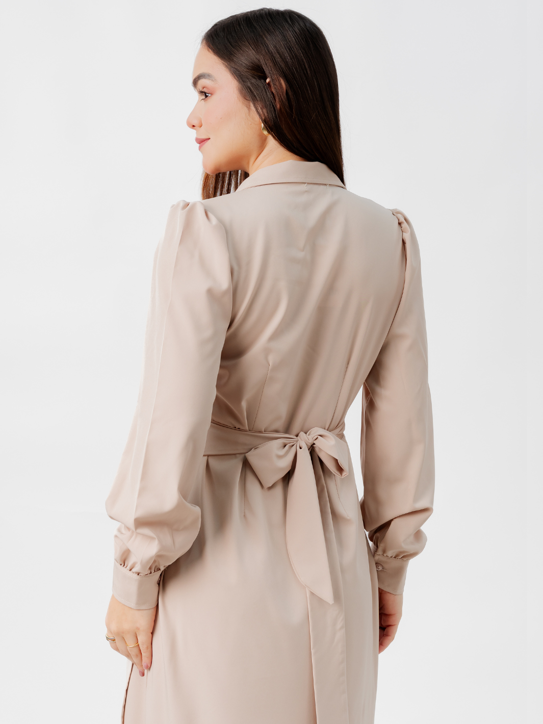 VESTIDO ENVOLVENTE RAYZA NUDE
