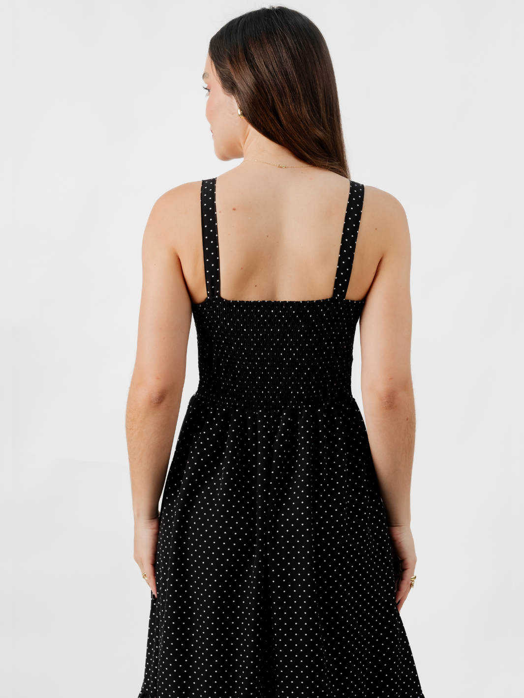 VESTIDO CASUAL LARGO EMILY NEGRO