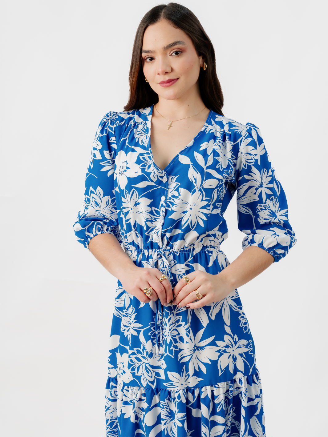 VESTIDO CASUAL LARGO CONSUELO PERLA