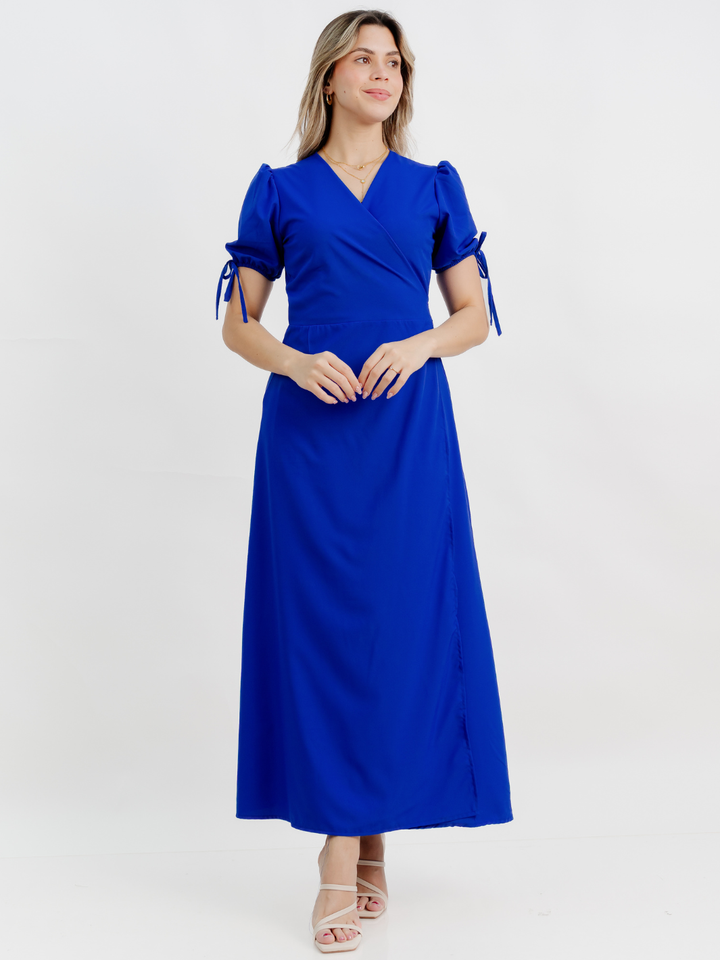 VESTIDO ENVOLVENTE BRISA AZULINO