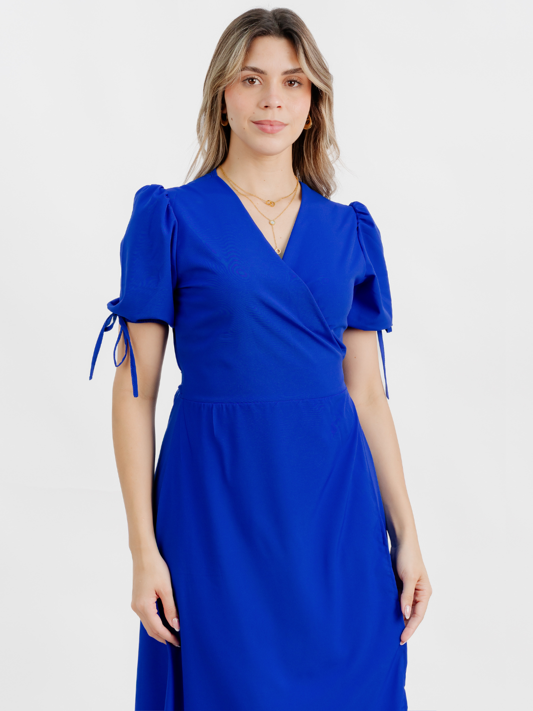 VESTIDO ENVOLVENTE BRISA AZULINO